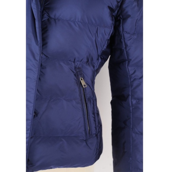 Prada Slimming Down Puffer Jacket w/ Hood Size 42 Medium Blue - Picture 4 of 10